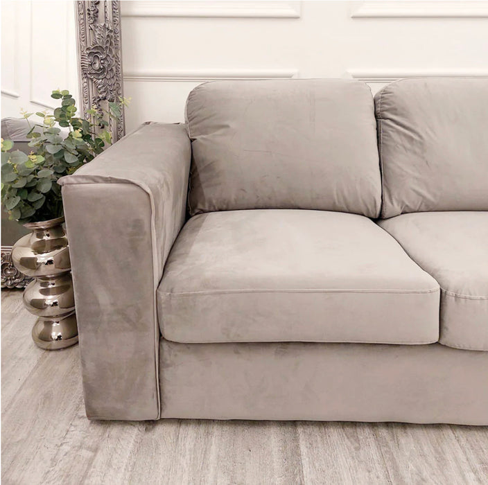 Hudson 3 & 2 Seater Sofa with fixed back cushion