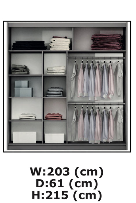 Porto sliding wardrobe