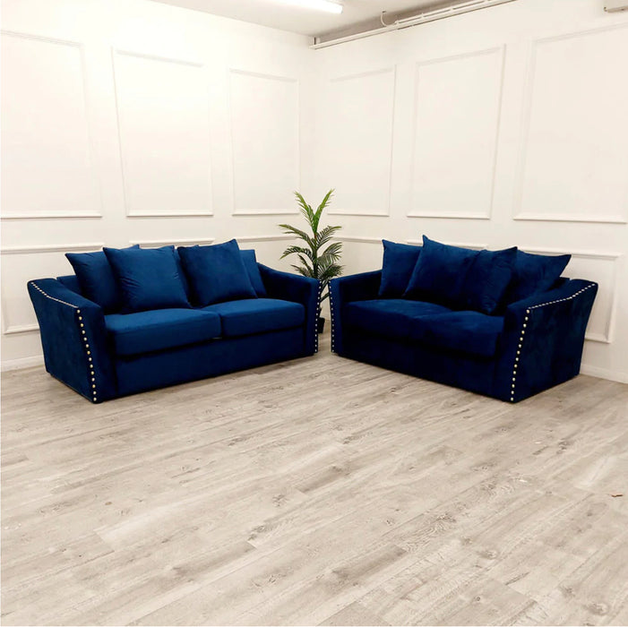 Lincoln 3 & 2 Seater Sofa with Scatter Back Cushion