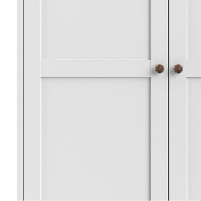 Paris Wardrobe with 4 Doors and 2 Drawers in Matt Grey