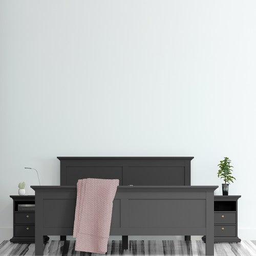 Paris Bed Matt Grey