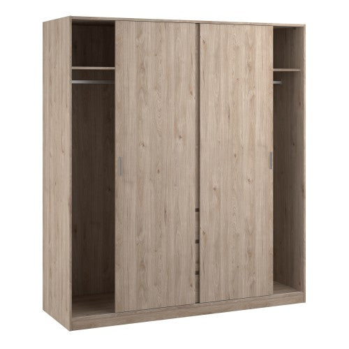 Naia Wardrobe with 2 sliding doors + 1 door + 3 drawers