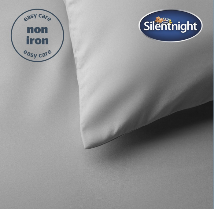 Silentnight Supersoft Dove Grey Duvet Set