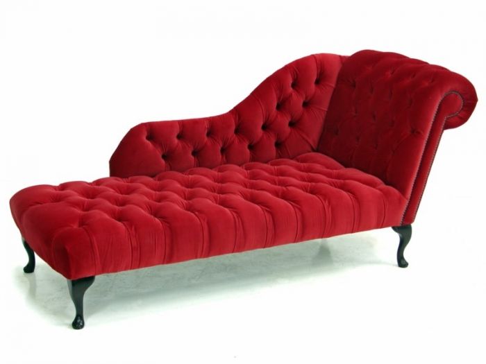 Fully upholstered Chaise sofa