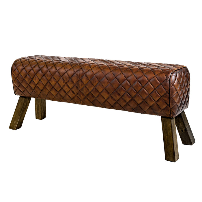 Diamond Stitch Stool Large