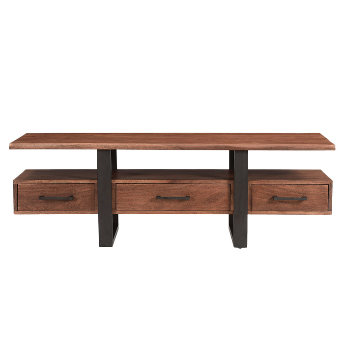 Live Edge Soho 6-Drawer Coffee Table