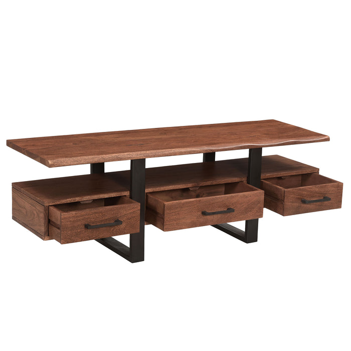 Live Edge Soho 6-Drawer Coffee Table