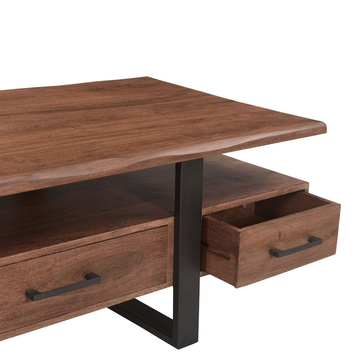 Live Edge Soho 6-Drawer Coffee Table