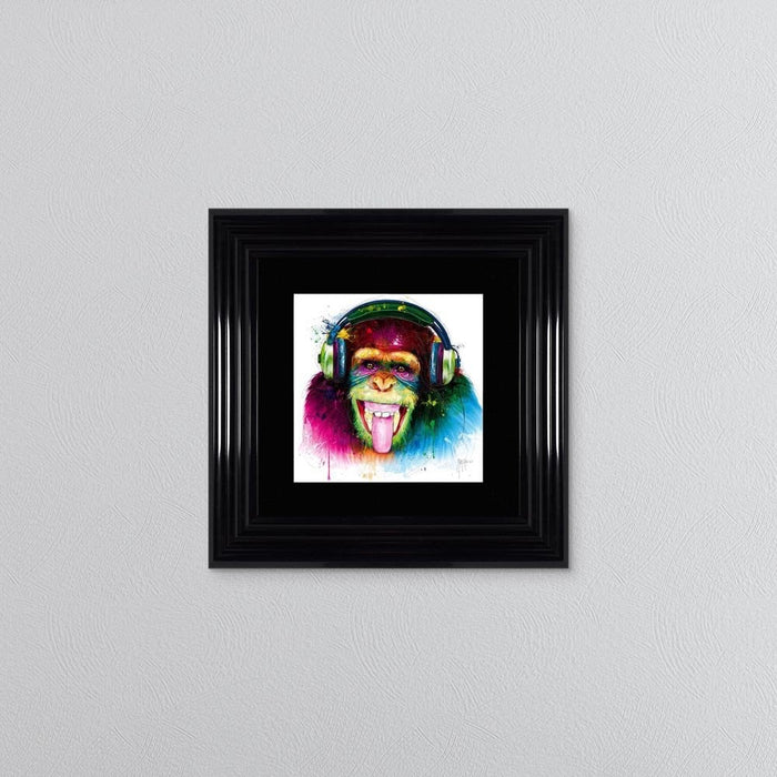 DJ MONKEY FRAMED WALL ART