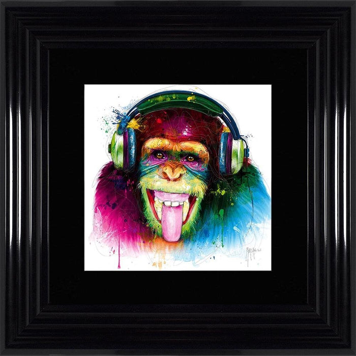 DJ MONKEY FRAMED WALL ART