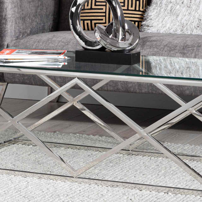 Imperia Stainless Steel Coffee Table