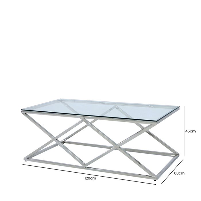 Imperia Stainless Steel Coffee Table